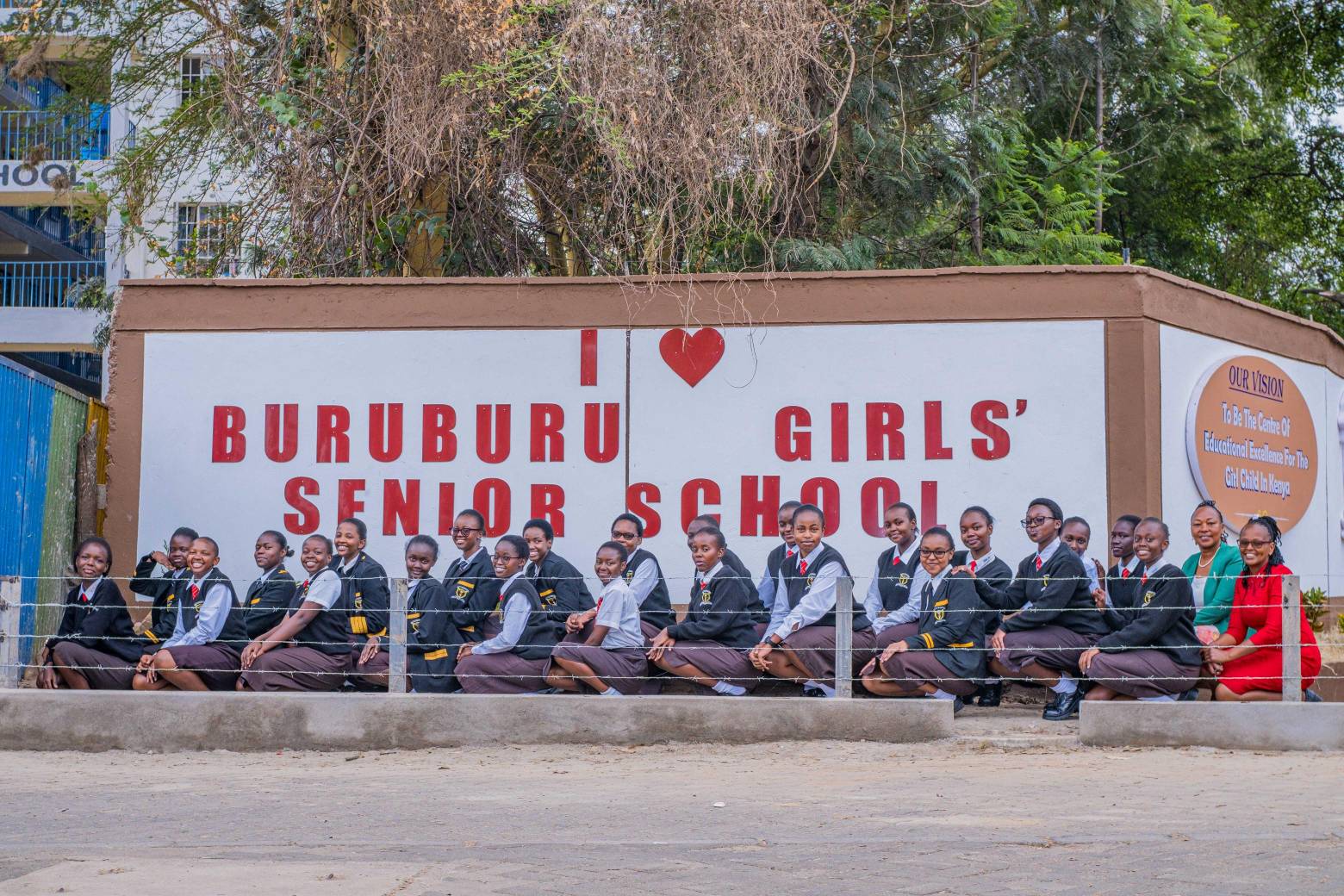 BuruBuru Girls Senior School basketball team